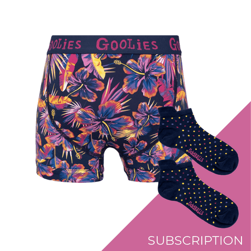 Goolies' Boys Boxer Shorts Subscription - 3 Months Prepaid (Free Socks + Free Delivery!)