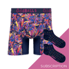 Men's Patterned Bamboo Boxer Shorts Subscription - 3 Month Prepaid (Free Socks + Free Delivery!)