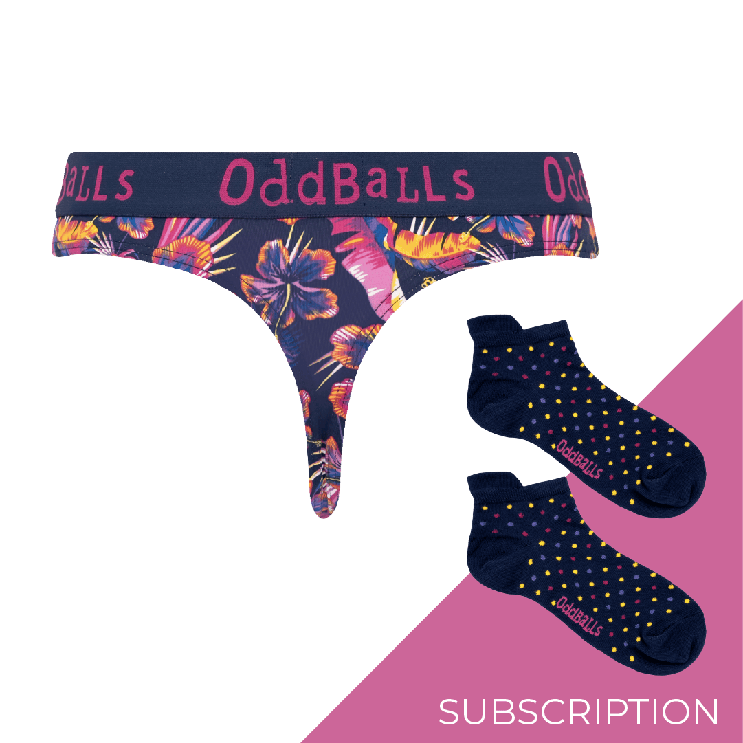 Patterned Thong Subscription 6 Month Prepaid