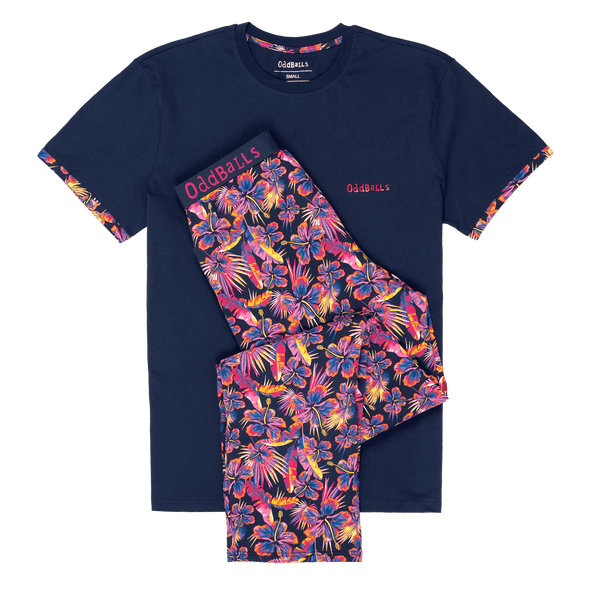 Honolulu - Men's Long Pyjamas Set (T-Shirt & Trousers)