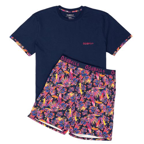 Honolulu - Men's Short Pyjamas Set (T-Shirt & Shorts)
