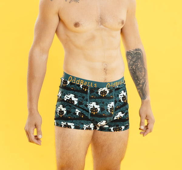 Haunted House - Mens Cotton Boxer Shorts