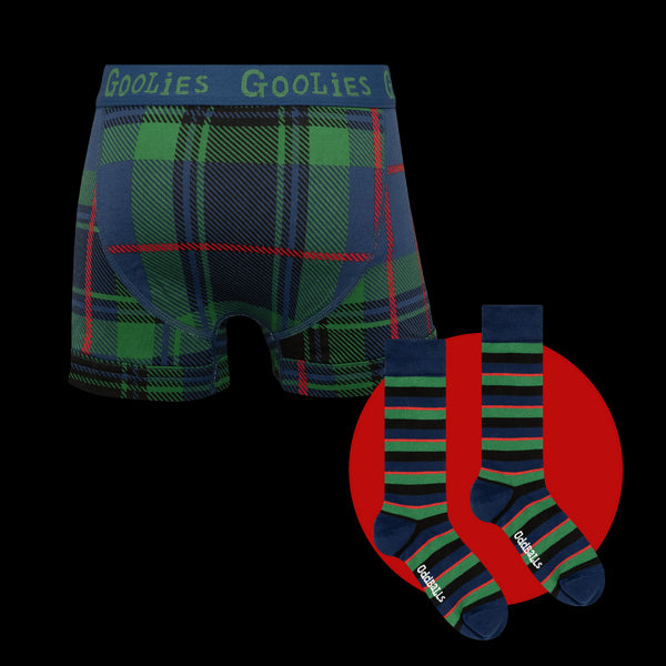 Highlands Bundle - Boys Boxer Shorts & Sock