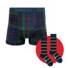 Highlands Bundle - Mens Boxer Shorts & Matching Sock