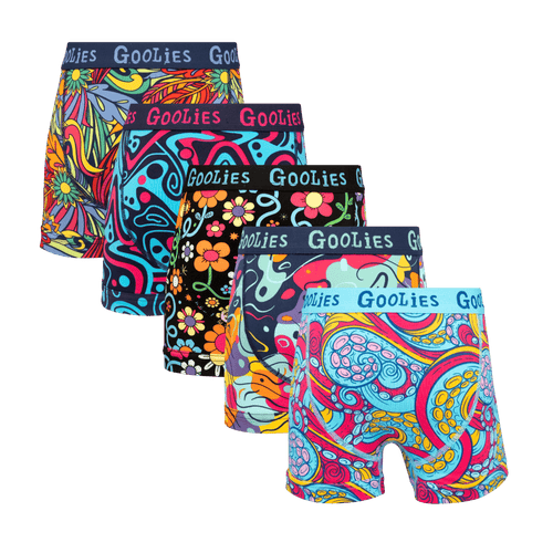 Island Time Bundle - Kids Cotton Boxer Shorts 5 Pack