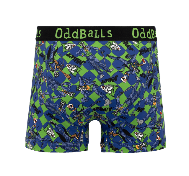 The Joker Checkered - Mens Cotton Boxer Shorts