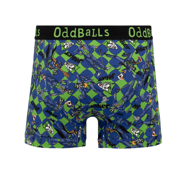 The Joker Checkered - Mens Cotton Boxer Shorts