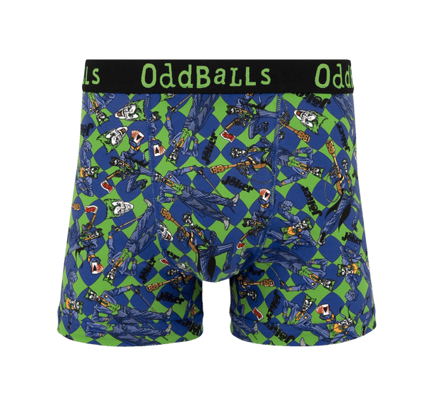 The Joker Checkered - Mens Cotton Boxer Shorts