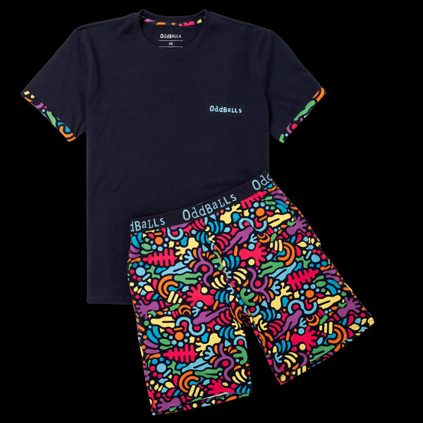 Jurassic - Men's Short Pyjamas Set (T-Shirt & Shorts)