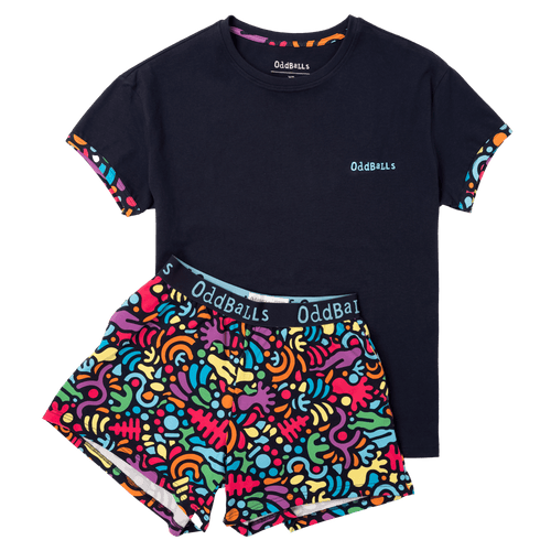 Jurassic - Women's Short Pyjamas Set (T-Shirt & Shorts)