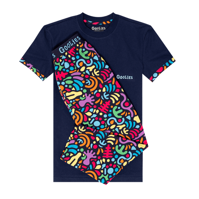 Goolies (Kids) Long Pyjamas - Jurassic - Long & T-Shirt