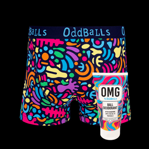 Jurassic - Mens Boxer Shorts & Ball Deodorant Bundle