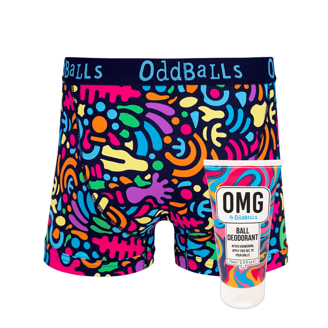 Jurassic - Mens Boxer Shorts & Ball Deodorant Bundle