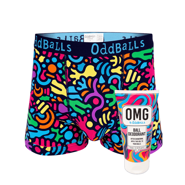 Jurassic - Mens Boxer Briefs & Ball Deodorant Bundle