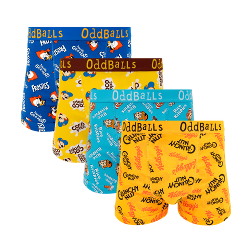Kelloggs Variety Pack - Mens Boxer Shorts 4 Pack