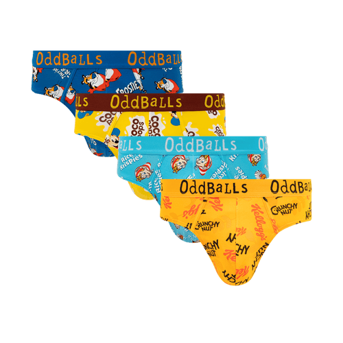 Kelloggs Variety  Pack - Mens Briefs 4 Pack