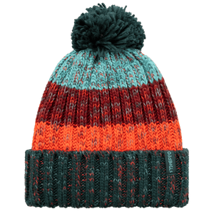Striped - Knitted Bobble Hat