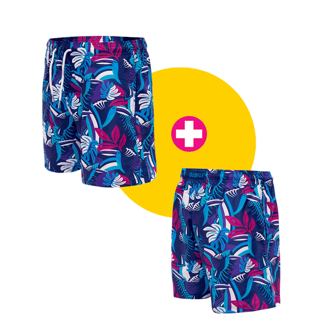 Toucan - Dad Swim Shorts & Lad Swim Shorts Bundle