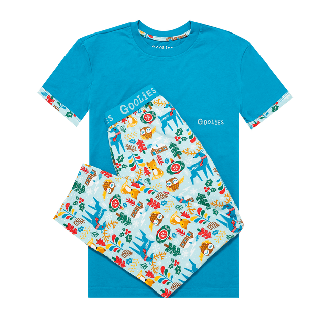Goolies (Kids) Long Pyjamas - Lap Land - Long & T-Shirt