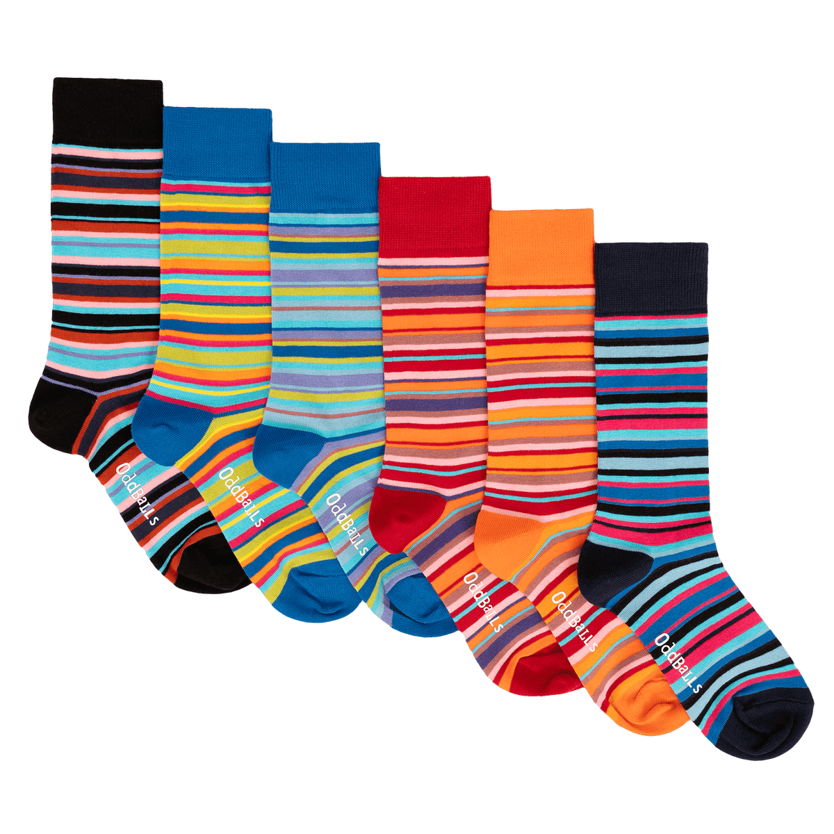 Lines Bundle - 6 Pack Sock Bundle