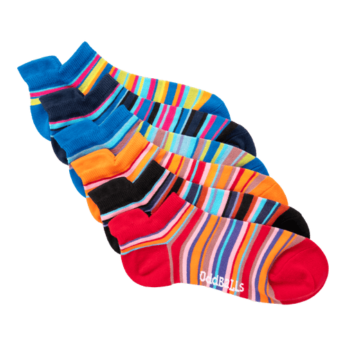 Lines Bundle - 6 Pack Trainer Sock Bundle