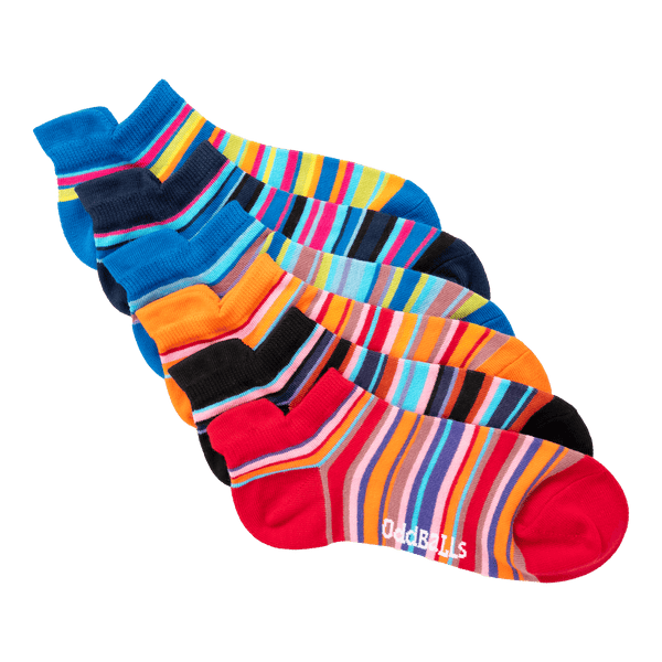 Lines Bundle - 6 Pack Trainer Sock Bundle