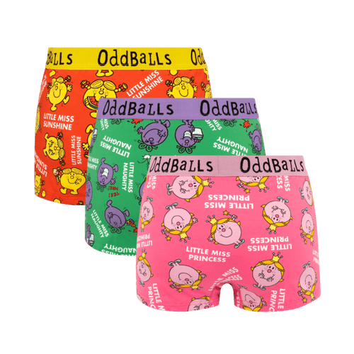 Little Miss Bundle - Ladies Cotton Boxer Shorts 3 Pack