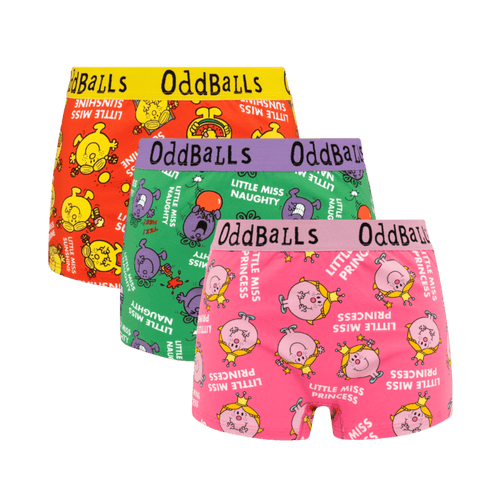 Little Miss Bundle - Ladies Cotton Boxer Shorts 3 Pack
