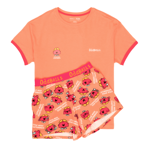 Little Miss Chatterbox - Women's Short Pyjamas Set (T-Shirt & Shorts)