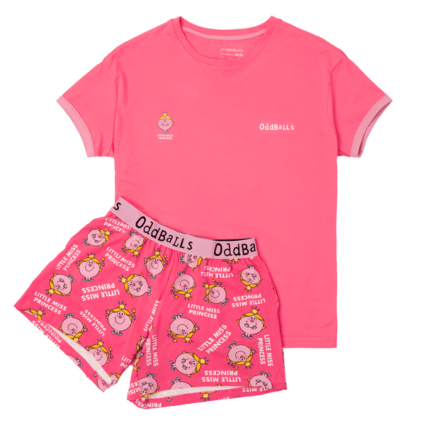 Womens Short Pyjamas - Little Miss Princess - Shorts & T-Shirt