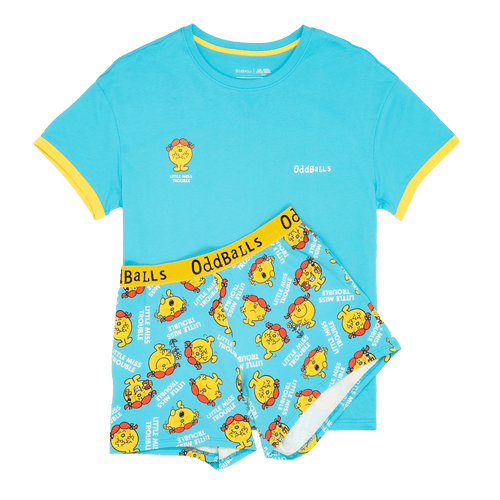 Womens Short Pyjamas - Little Miss Trouble - Shorts & T-Shirt