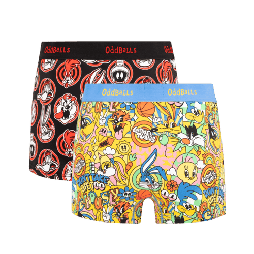 Looney Tunes Bundle - Ladies Cotton Boxer Shorts 2 Pack