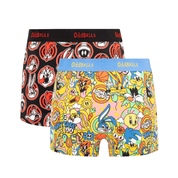 Looney Tunes Bundle - Ladies Cotton Boxer Shorts 2 Pack back