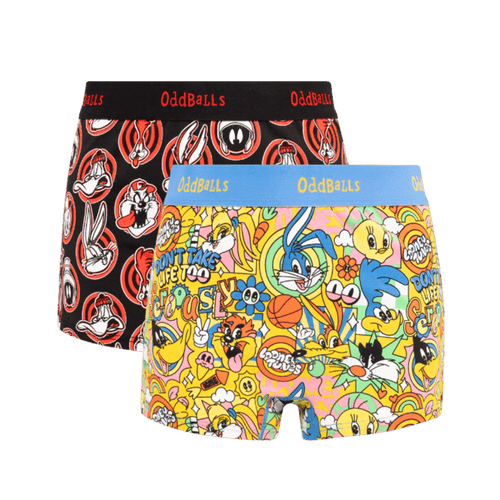 Looney Tunes Bundle - Ladies Cotton Boxer Shorts 2 Pack