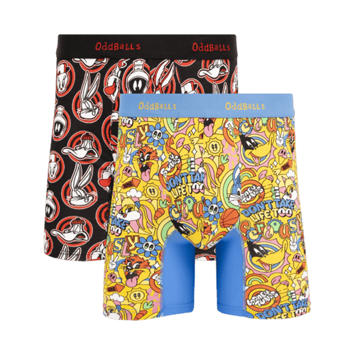 Looney Tunes Bundle - Mens Bamboo Boxer Shorts 2 Pack
