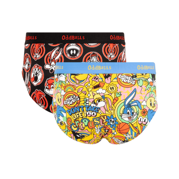 Looney Tunes Bundle - Mens Cotton Briefs 2 Pack back