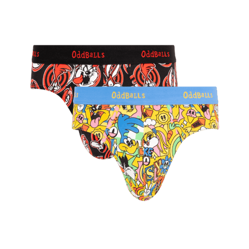 Looney Tunes Bundle - Mens Cotton Briefs 2 Pack