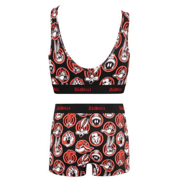 Looney Tunes Target Bundle - Womens Bralette & Boxers Matching Set back