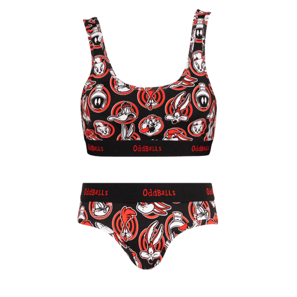 Looney Tunes Target - Womens Bralette & Briefs Matching Set front