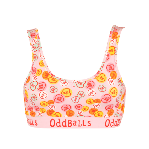 Swizzels Love Hearts - Ladies Bralette