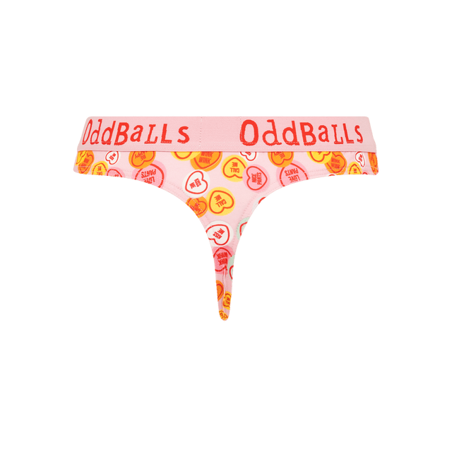 Swizzels Love Hearts - Ladies Thong