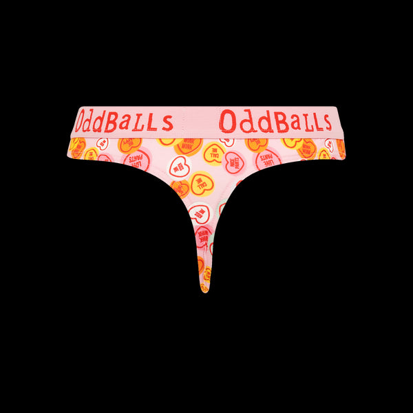 Swizzels Love Hearts - Ladies Thong