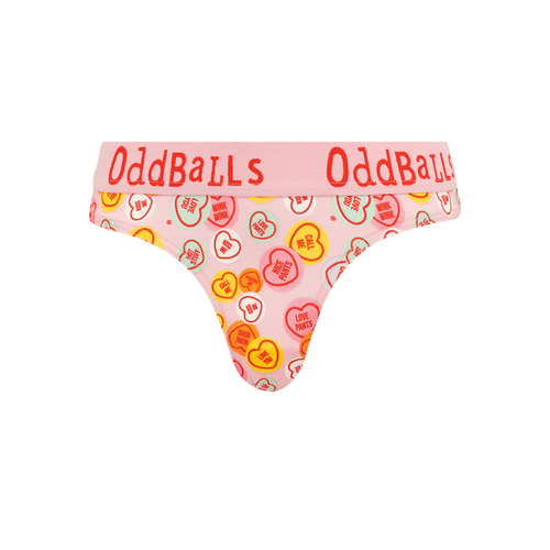 Swizzels Love Hearts - Ladies Thong