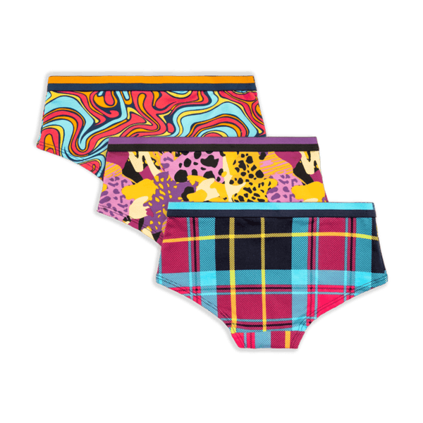 Loyal Legends Bundle - Girls Cotton Knickers 3 Pack back