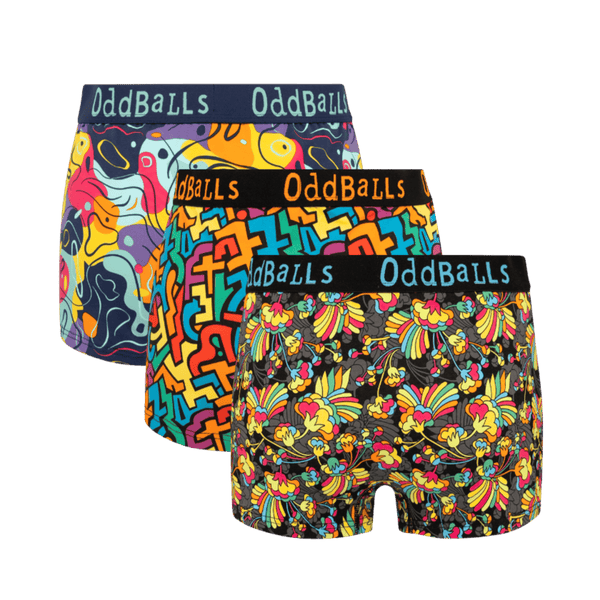 Loyal Legends Bundle - Ladies Cotton Boxer Shorts 3 Pack back