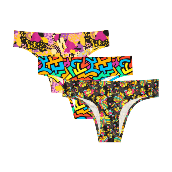 Loyal Legends Bundle - Ladies Seamless Brazilian Briefs Pack front