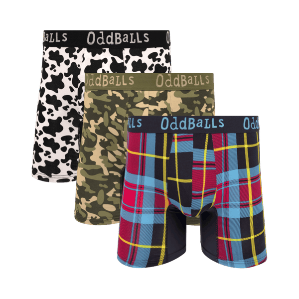 Loyal Legends Bundle - Mens Bamboo Boxer Shorts 3 Pack front