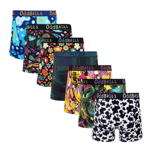 Bargain Bums Bundle - Mens Cotton Boxer Shorts 7 Pack