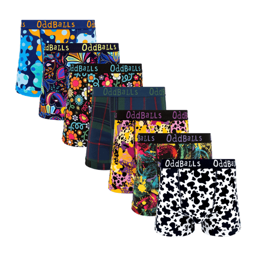 Bargain Bums Bundle - Mens Cotton Boxer Shorts 7 Pack