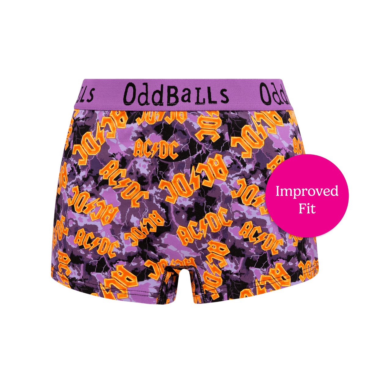 AC/DC Bundle - Ladies Boxer Shorts 2 Pack Bundle
